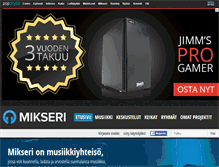 Tablet Screenshot of mikseri.net